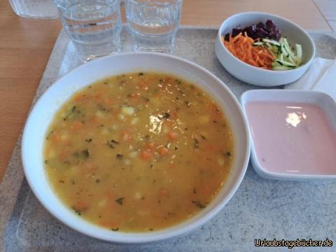 Mittagessen : Veganer Kartoffeleintopf mit Gemüse 