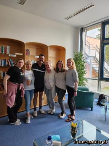 Verabschieden von Markus : Katja, anni, Markus, kathi, Sandra, Maren 