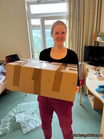 Paket gepackt für Katja: 