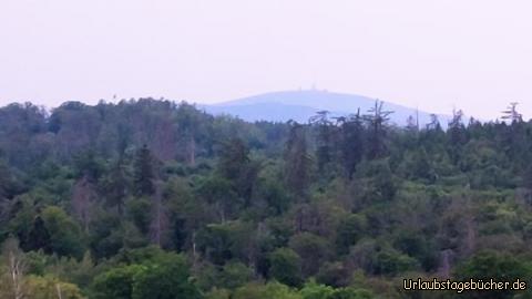 Blick zum Brocken: Blick zum Brocken