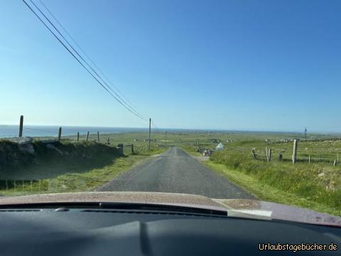 Aussicht I: …direkt vom Auto…