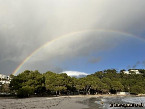 Caldana 10: …und zum Schluss noch ein Regenbogen…fast schon ein wenig kitschig…