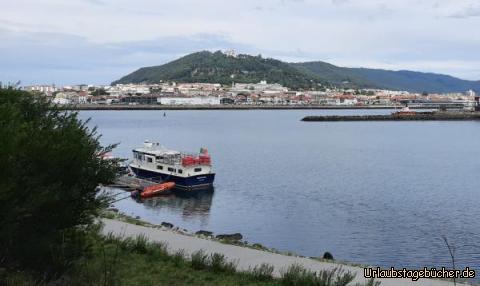Anlegestelle des Ferry-Boats: Anlegestelle des Ferry-Boat mit Blick auf Viana do Castelo
