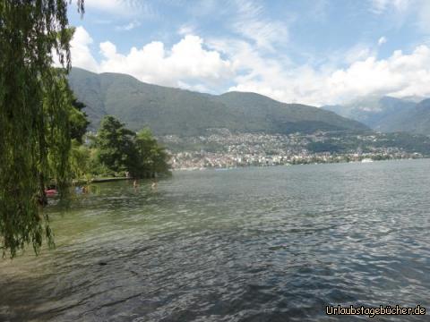 Blick auf Locarno : Ein Blick auf Locarno von meiner Liegewiese aus
