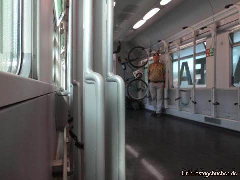 Im zug: In der Bahn auf der Rückreise von Verona 