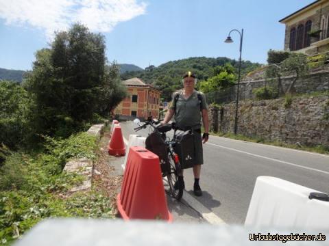 Genua 6: Ein Bild von unterwegs von mir,mitten auf der Strecke 