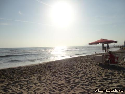 Genua uin: Bild vom Strand 