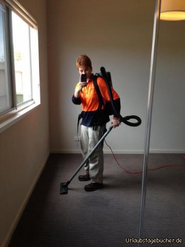 Uniform: Meine Arbeitskleidung. Ghostbusters lassen Grüßen ;-)