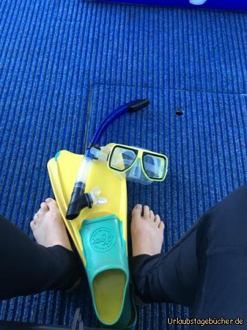 Equipment: Mein Equipment für den Tag. Mal sehen wie ich mich anstelle