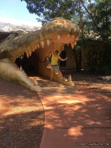 KrokoIch: Das nenn ich mal einen Eingang :-)