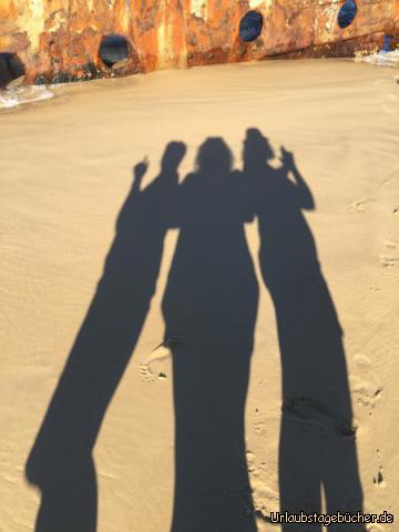 Fraser Island19: Drei Engel für Magrit.
Wir tauften unser Auto Magrit. Bestes Auto und Team auf der Insel :-)