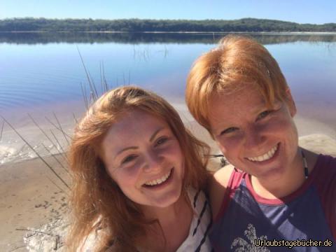 Fraser Island21: Team Ginger. Endlich habe ich eine gleich gesinnte  getroffen :-)