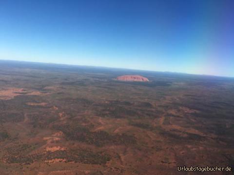 Outback1: Uluru von oben