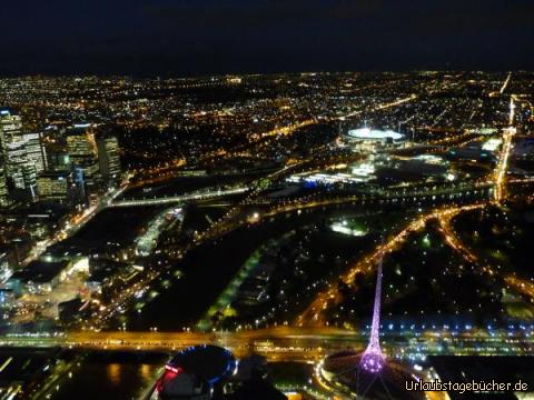 Melbourne bei Nacht 1: 