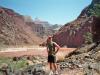 Colorado River: und hier der Beweis: Wir haben den Grand Canyon bezwungen
die Dreckbrühe hinter mir ist übrigens der Colorado River