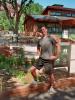 Zion National Park Center: ich am Zion National Park Center
(und neben mir der wahrscheinlich kleinste Wasserfall des Parks)