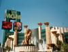 MGM: der Löwe des MGM Grand in Las Vegas
(Nachts das am genialsten beleuchtete Hotel der Stadt
und einst das größte Hotel der Welt)