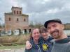 wir bei Torre Abate: das Schleusenwerk Torre Abate befindet sich etwas abgelegen ebenfalls in Mesola