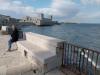Castello Svevo di Trani: von der Basilica Cattedrale Maria Santissima Assunta aus
sehen wir das Castello Svevo di Trani