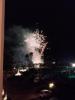 Feuerwerk: Feuerwerk direkt neben unserem Grand Hotel President in Siderno Marina 