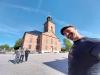 wir in Kongsberg: die Kirche in Kongsberg haben wir ganz für uns allein