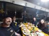 Abendessen : wir essen reichlich zu Abend 
im Demre Özgür Beach Restaurant 