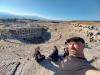 wir im Hierapolis Theater : das Römische Theater in Hierapolis
ist nicht nur riesig, sondern auch erstaunlich gut erhalten 