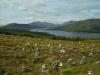 Loch Loyne: die Steinskulpturen am Loch Loyne