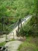 Fußgängerbrücke: ich auf der Fußgängerbrücke über den Corrieshalloch Gorge