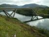 Kylesku Bridge: die 275 m lange Brücke über den Loch a' Chàirn Bhàin,
welche die Fähre von Kylesku nach Kylestone ersetzt
