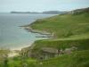 Tongue Bay: kurz nach Tongue der Blick auf die Tongue Bay,
repräsentativ für die schöne Nordküste Schottlands