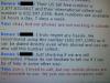 Chat: ein Ausschnitt des Chat-Gesprächs von Mama (Katy) und Papa (Eno)
mit einem Angestellten der Bank of America,
um ihre Kreditkarten wieder freischalten zu lassen
