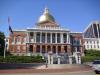 State House: das Massachusetts State House mit seiner vergoldeten Kupferkuppel
wurde 1795 fertiggestellte und ist seit 1798 Regierungssitz von Massachusetts