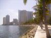 Bayfront Park: Miamis Hochhäuser im Stadtzentrum vom Bayfront Park aus gesehen