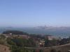 San Francisco Bay: ein letzter Blick zurück auf die Bucht von San Francisco,
mit der Stadt San Francisco im Hintergrund