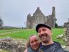 wir vor Tully Castle: die Hälfte von uns vor dem Tully Castle am Lough Erne