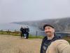 wir vor Slieve League: die Klippen von Slieve League sind leider etwas Nebel und Wolken verhangen