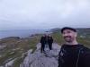 wir am Malin Head: im letzten Licht des Tages erreichen wir Malin Head,
den nördlichsten Punkt Irlands