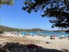 Strand: Aussicht von unserem Schattenplätzchen…