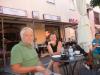 Genua tzuh: Frühstück in einem Café auswärts, im Quartier wurde es nicht mitangeboten.