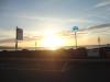 Genua fhj: Ein Sonnenuntergang bei der Rückfahrt 