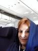 Melina im Flugzeug: 