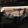 Helikopter: Der beste Ort zu Putzen. Ein Helikopter Flughafen