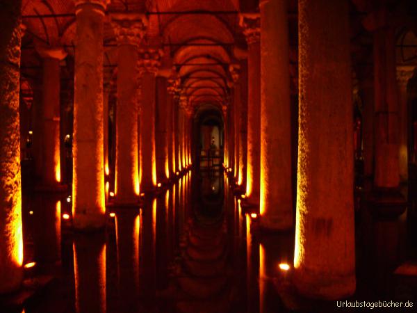 die Cisterna Basilica in Istanbul